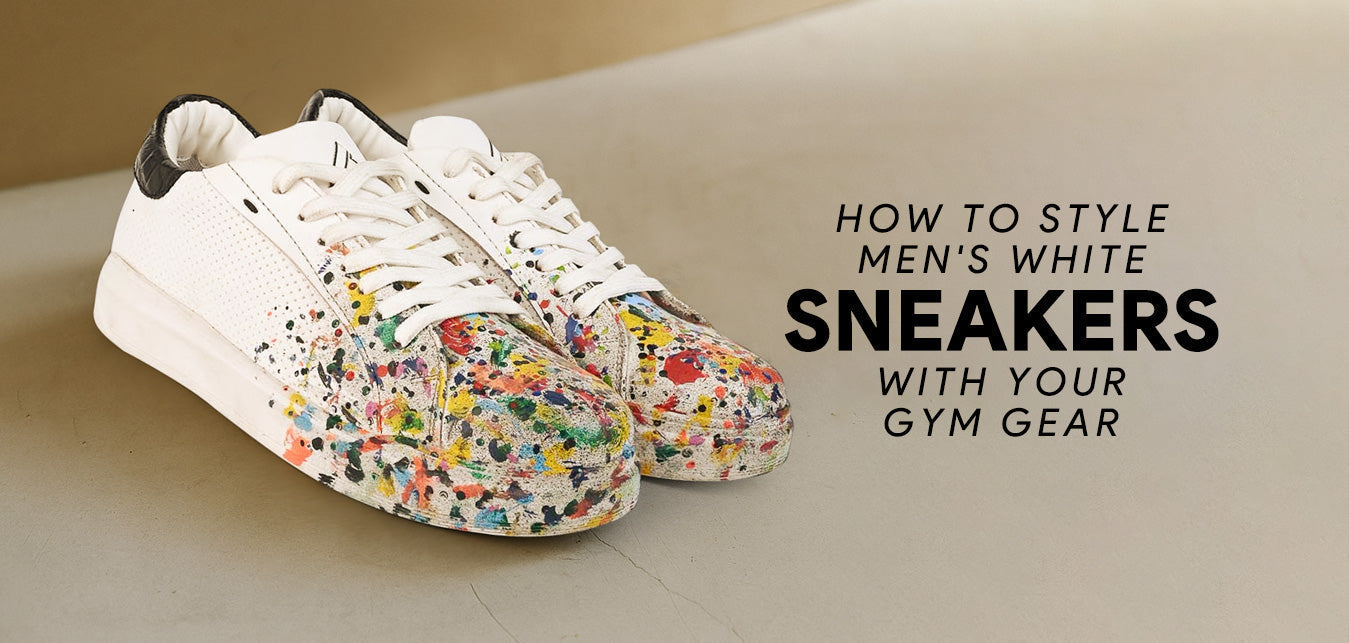 How to style men’s white sneakers with your gym gear