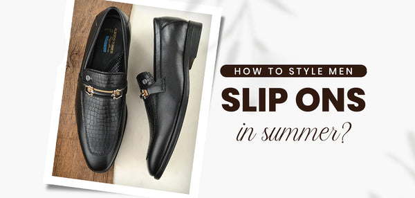 How to style men's slip-on in summer?
