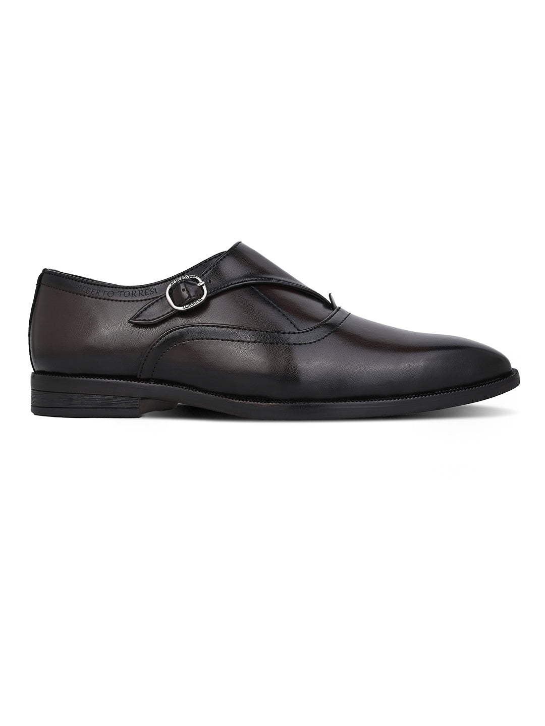 Alberto Torresi Hungary Series 606 Versatile Brown Formal Monk Shoes