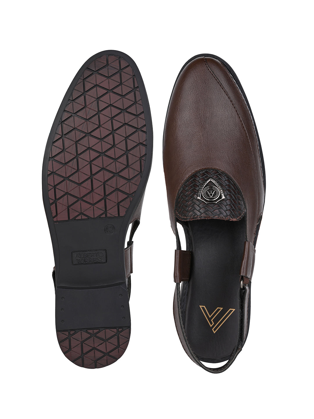 Alberto Torresi Peshawari Sandal With Padded Insole