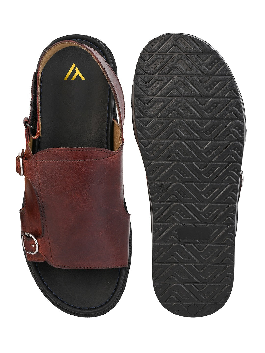 Alberto Torresi Bordo Genuine Leather Slingback Sandals For Men