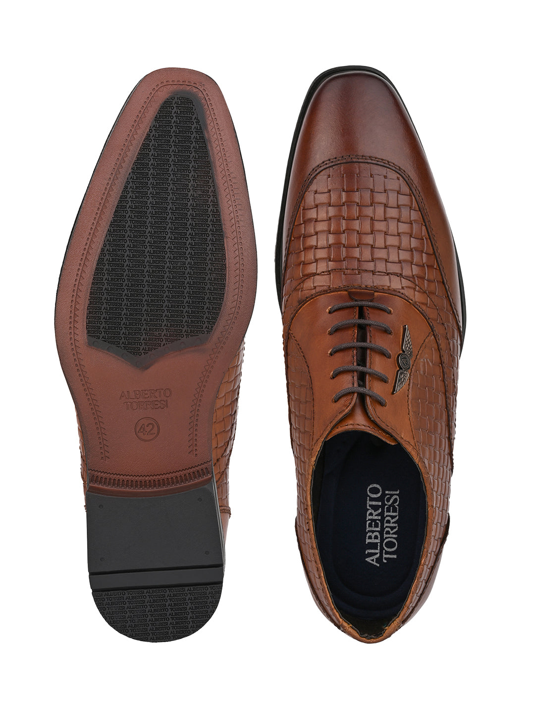 Alberto Torresi Tan Formal Shoe For Men