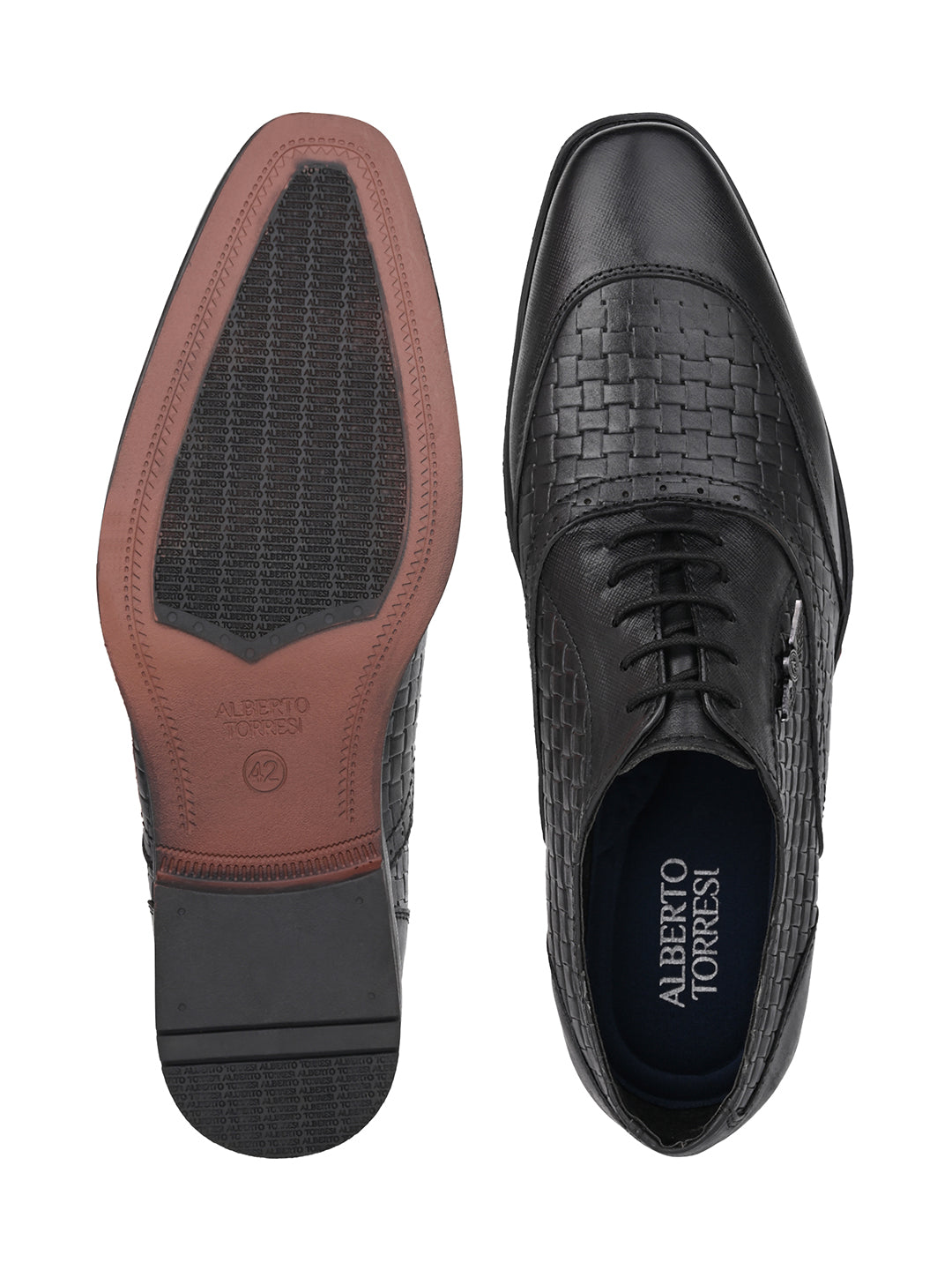 Alberto Torresi Black Formal Shoe For Men