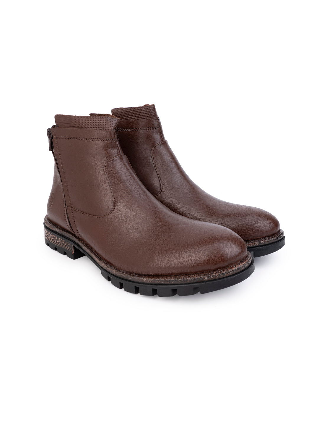 Brown Ankle Length Boots