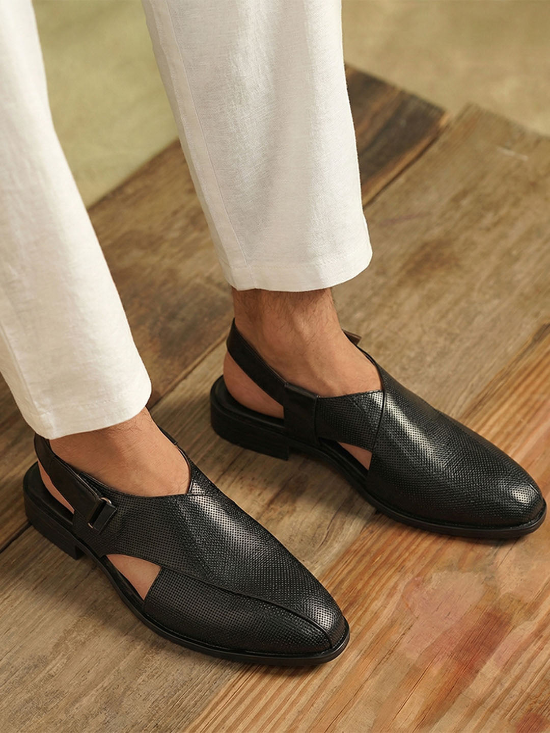 Alberto Torresi Peshawari Sandal With Padded Insole