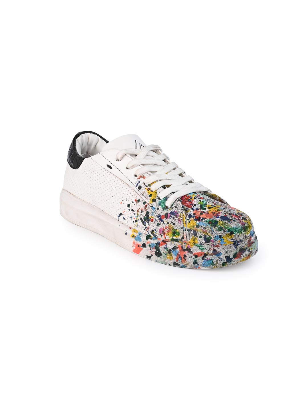Alberto Torresi White Lightweight Stylish Sneakers - Main Image