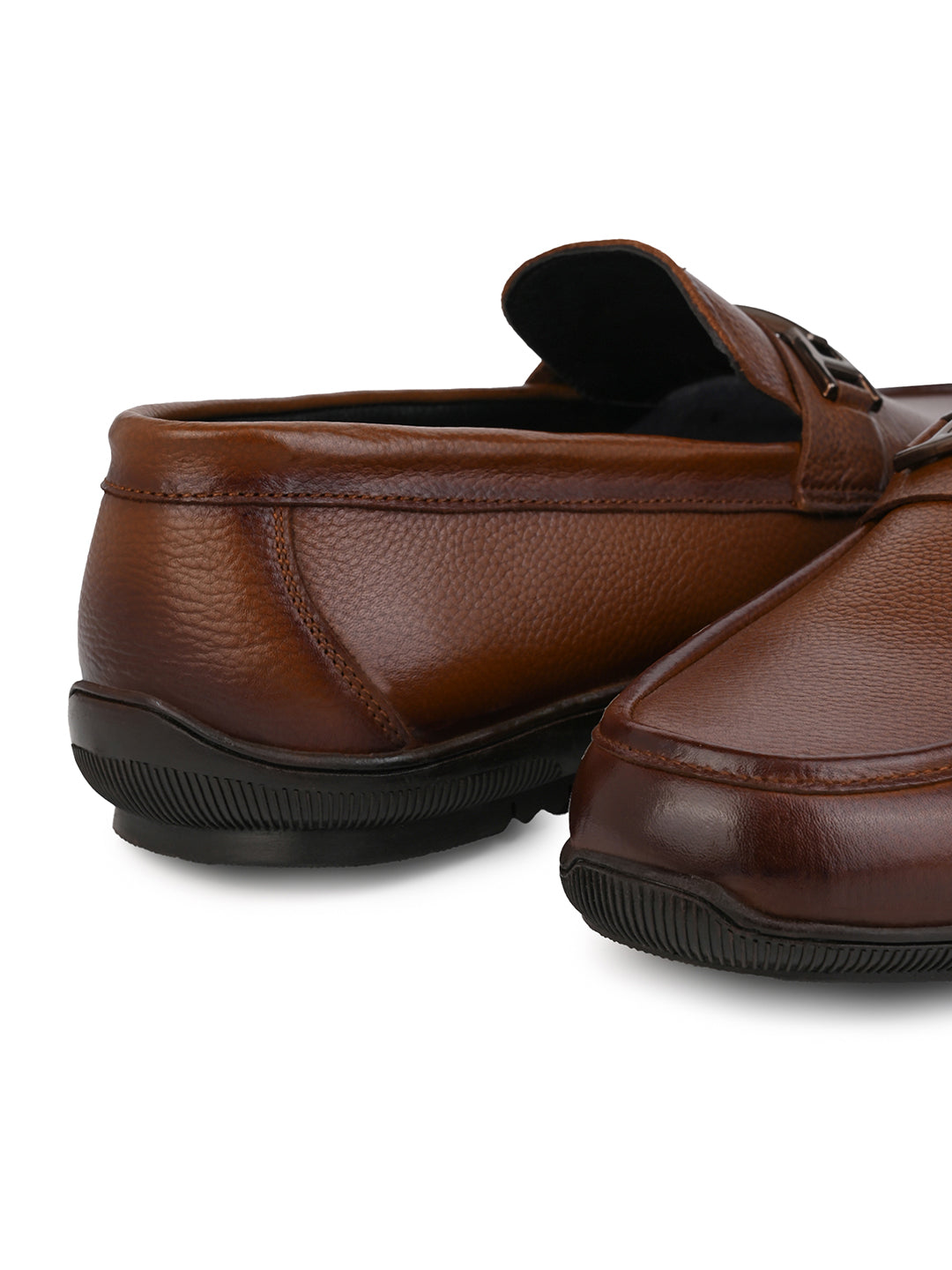 Alberto Torresi Genuine Leather Filter Your Pain Rubber Sole Loafers