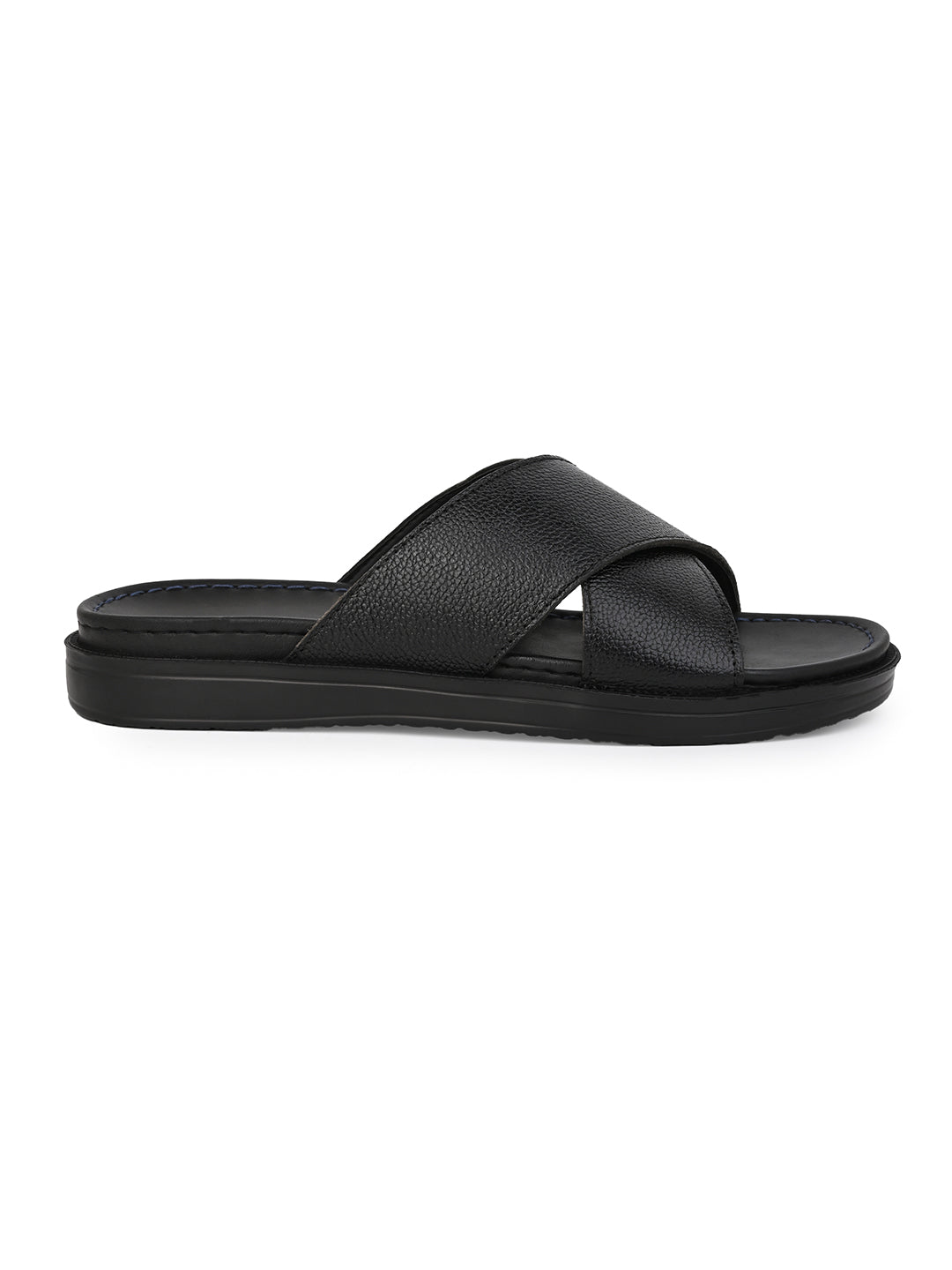Alberto Torresi Deriko Black Genuine Leather Flats