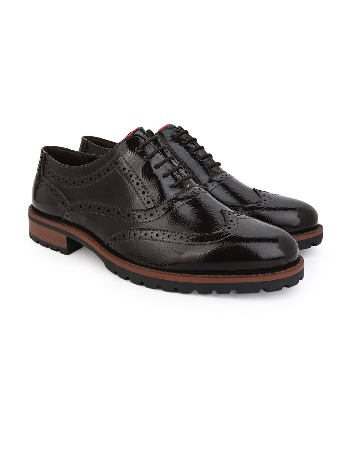 ALBERTO TORRESI MENS SEBESTIAN WING-TIP BROGUE SHOES FOR MEN