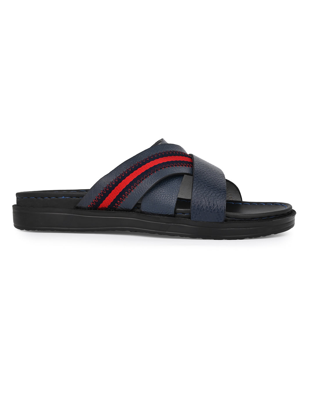 Alberto Torresi Trendy Premium Stylish Men Blue Slippers