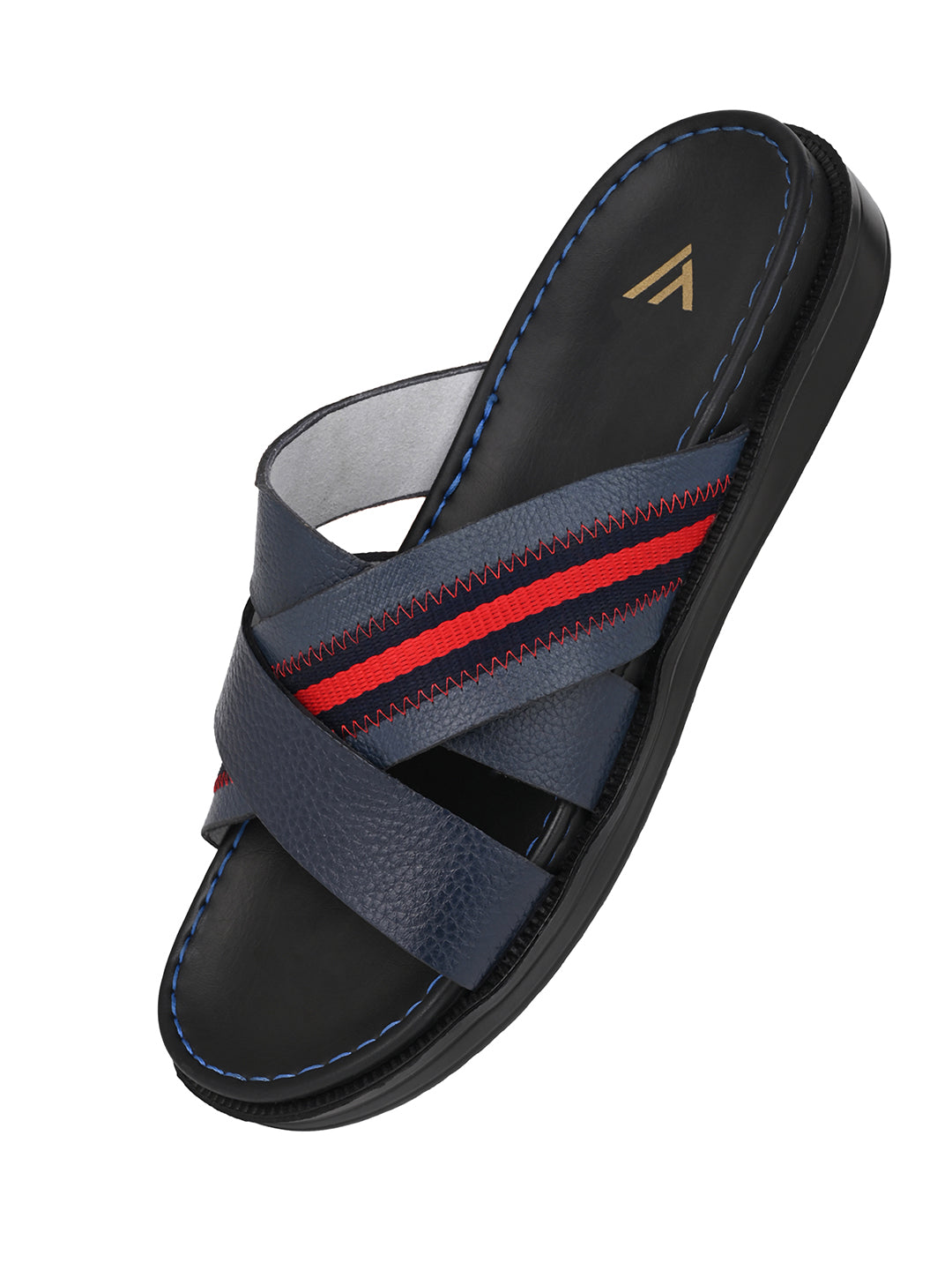 Alberto Torresi Trendy Premium Stylish Men Blue Slippers