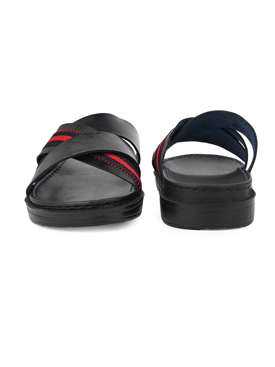 Alberto Torresi Trendy Premium Stylish Men Black Slippers