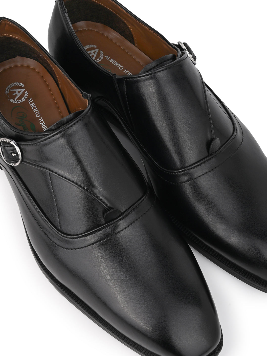 Alberto Torresi Black Slipon formal Shoes