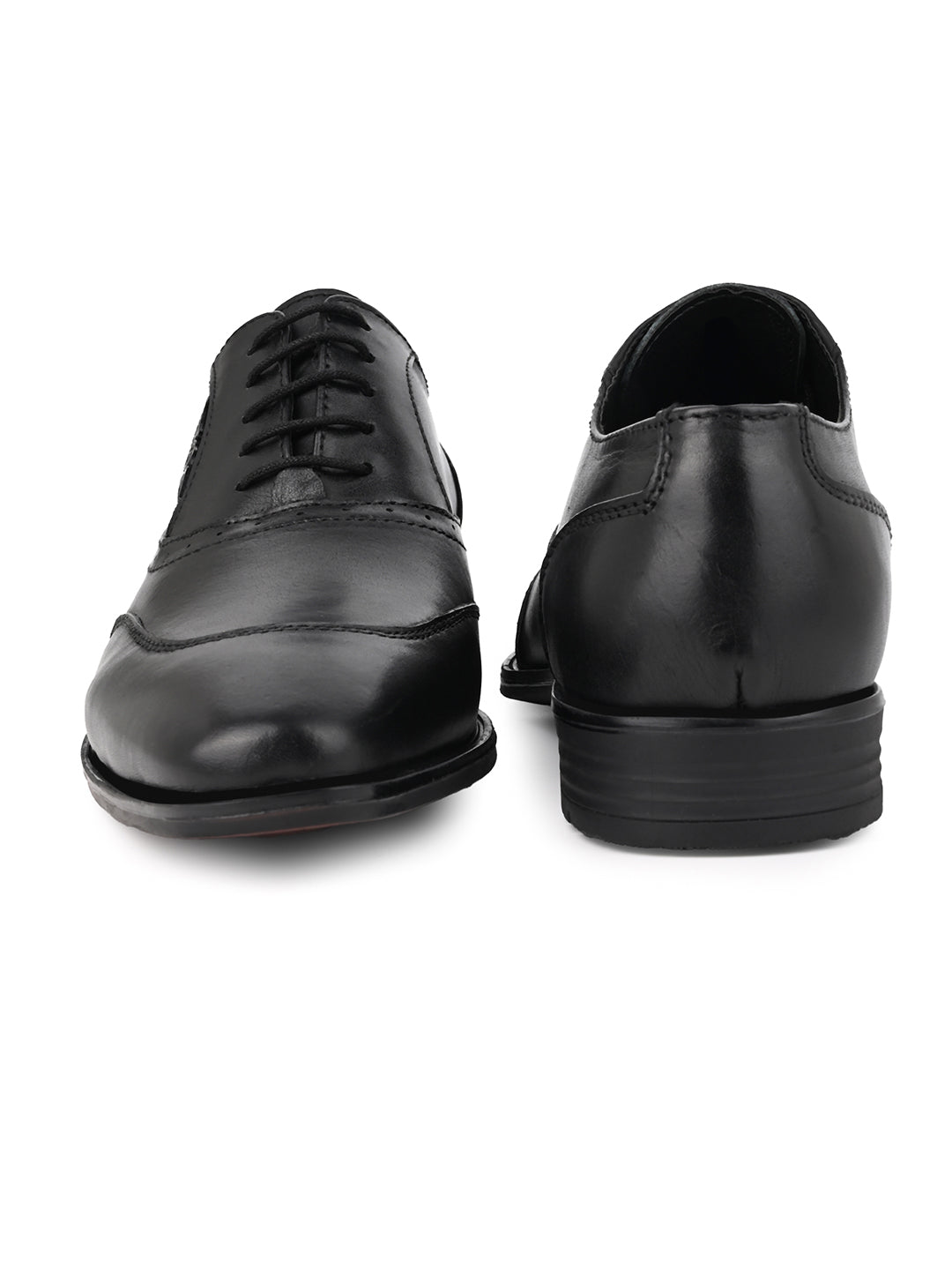 Alberto Torresi Genuine Leather Black Laceup Formal Shoes Oxford For Men