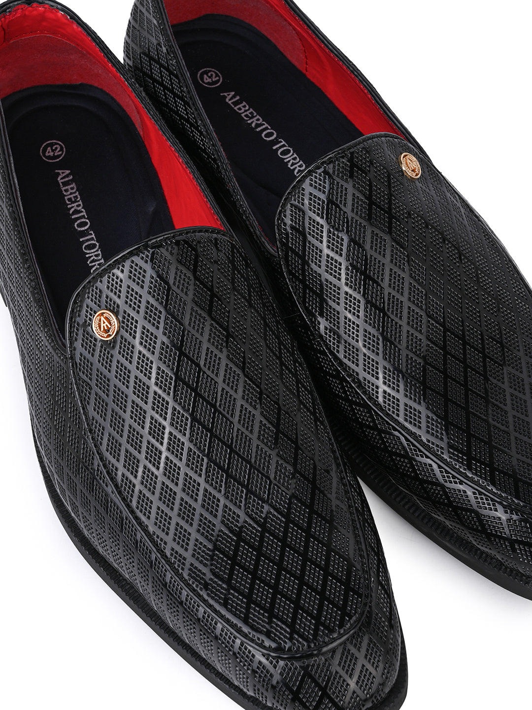Alberto Torresi Black Patent Tassel Loaffer