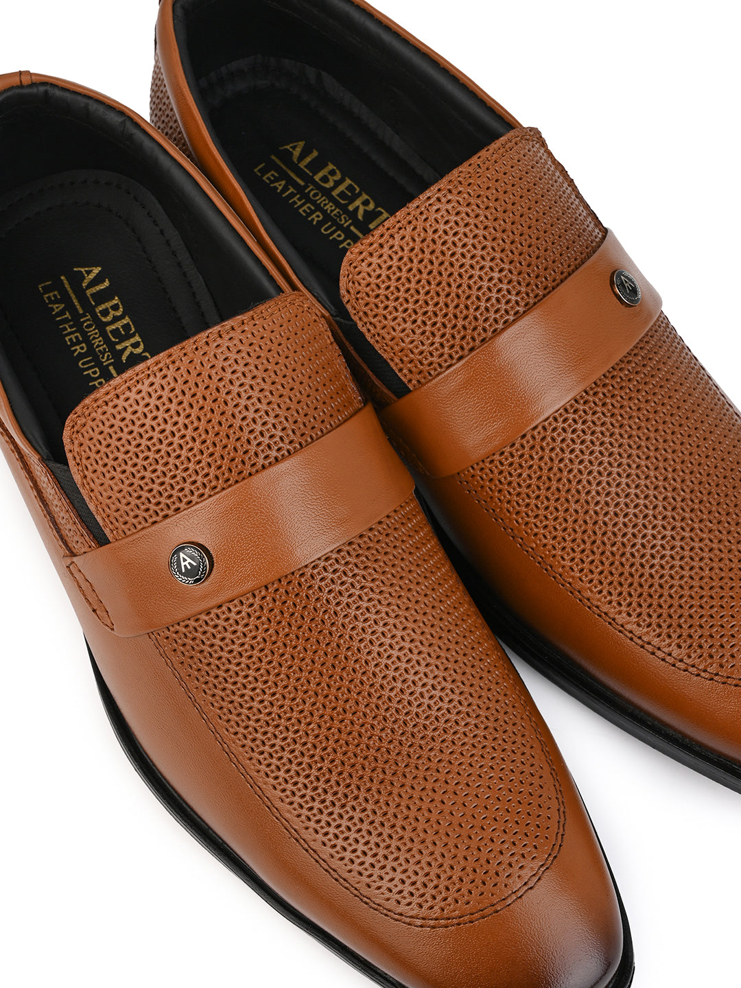 Alberto Torresi Tan Formal Shoe For Men