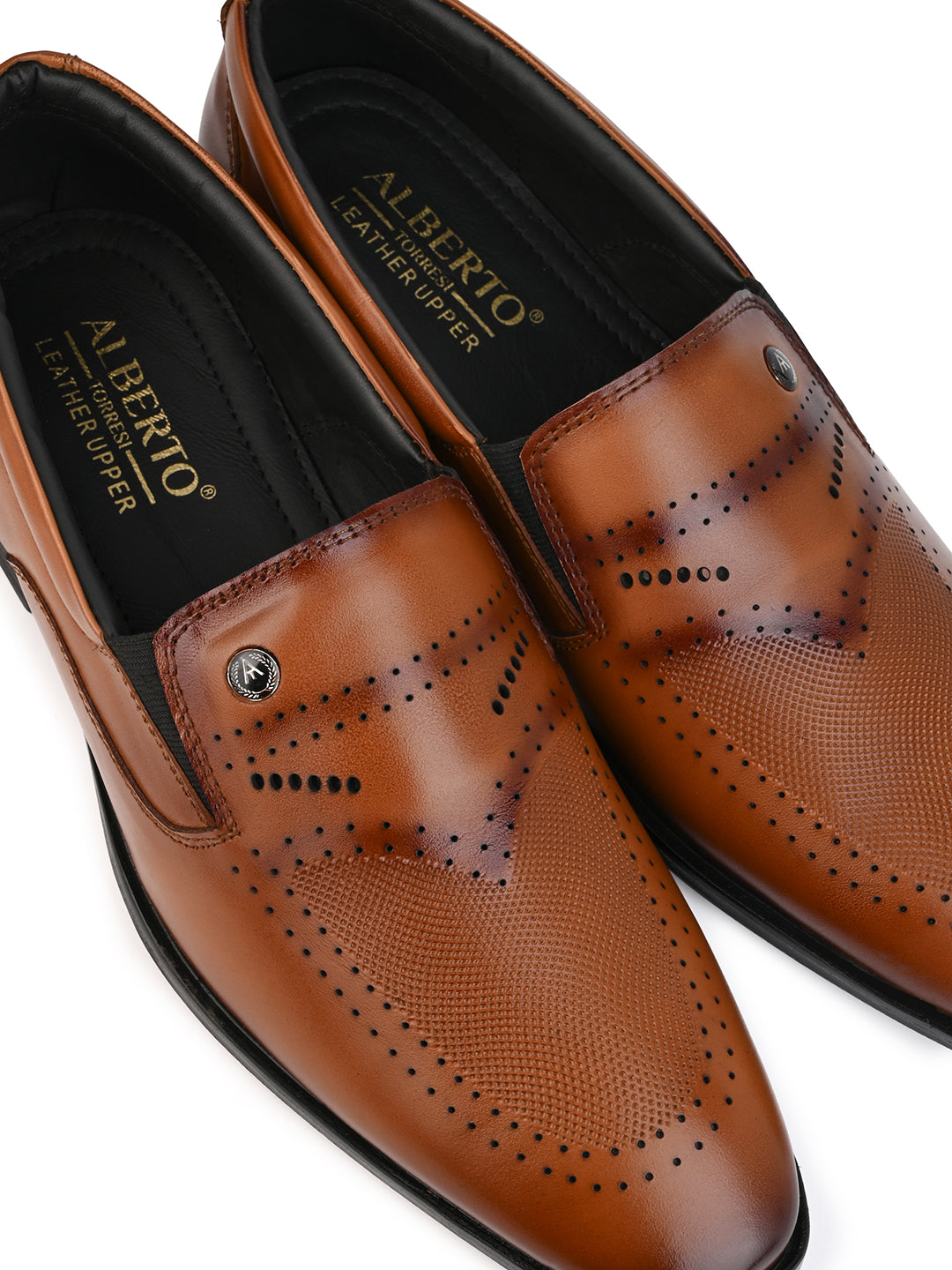Alberto Torresi Tan Formal Shoe For Men