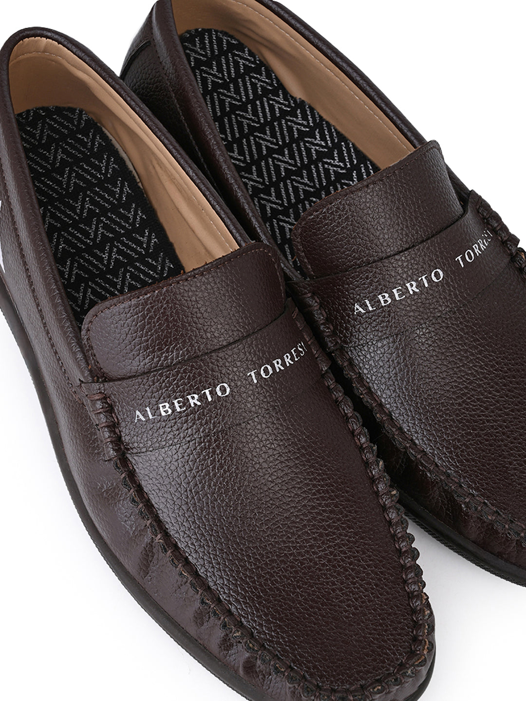 Alberto Torresi Brown Casuals Loafers