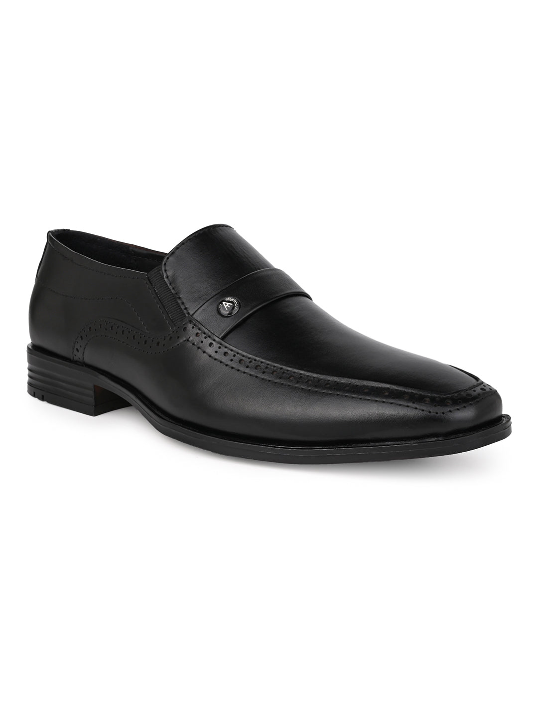 Alberto Torresi Black Formals Slip-Ons