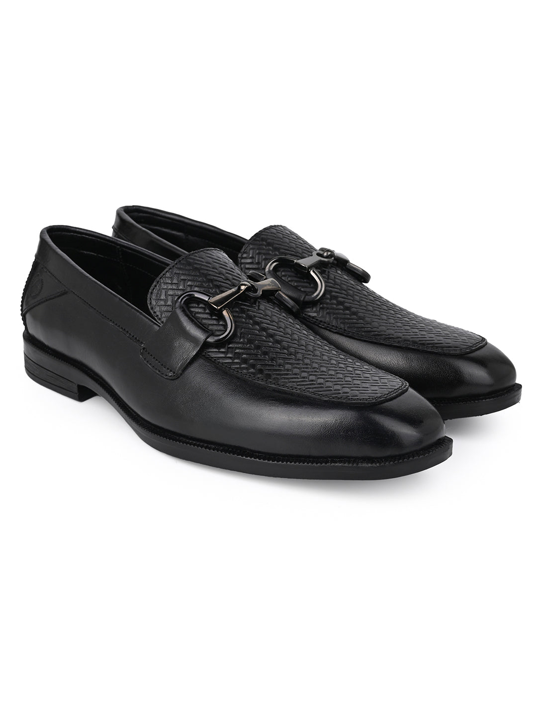 Alberto Torresi Premium Branded Horsebit Formal LeatherLoafer With TPR Sole And Heel Support