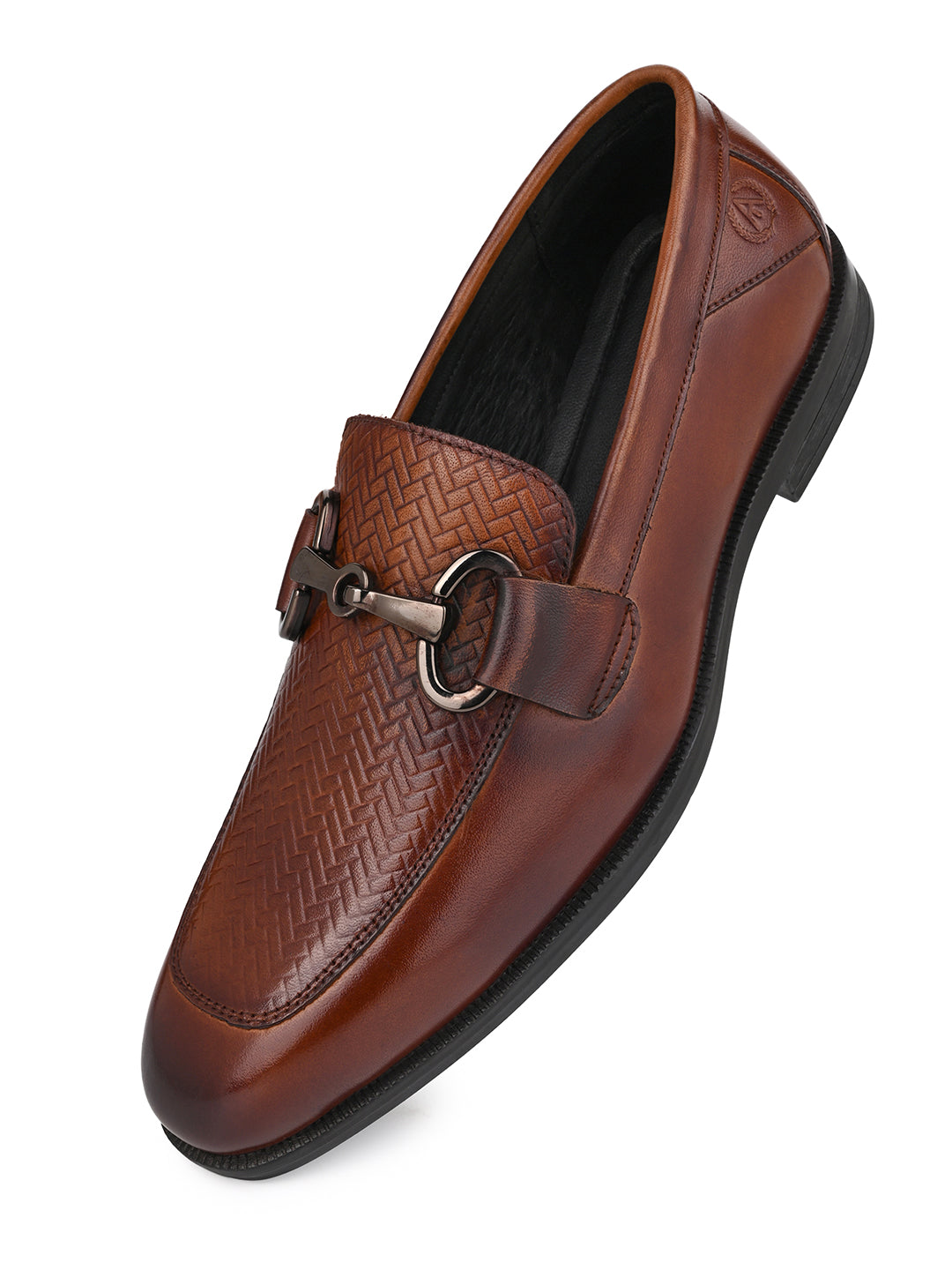 Premium Branded Horsebit Formal Leather Loafer With Tpr Sole And Heel Support