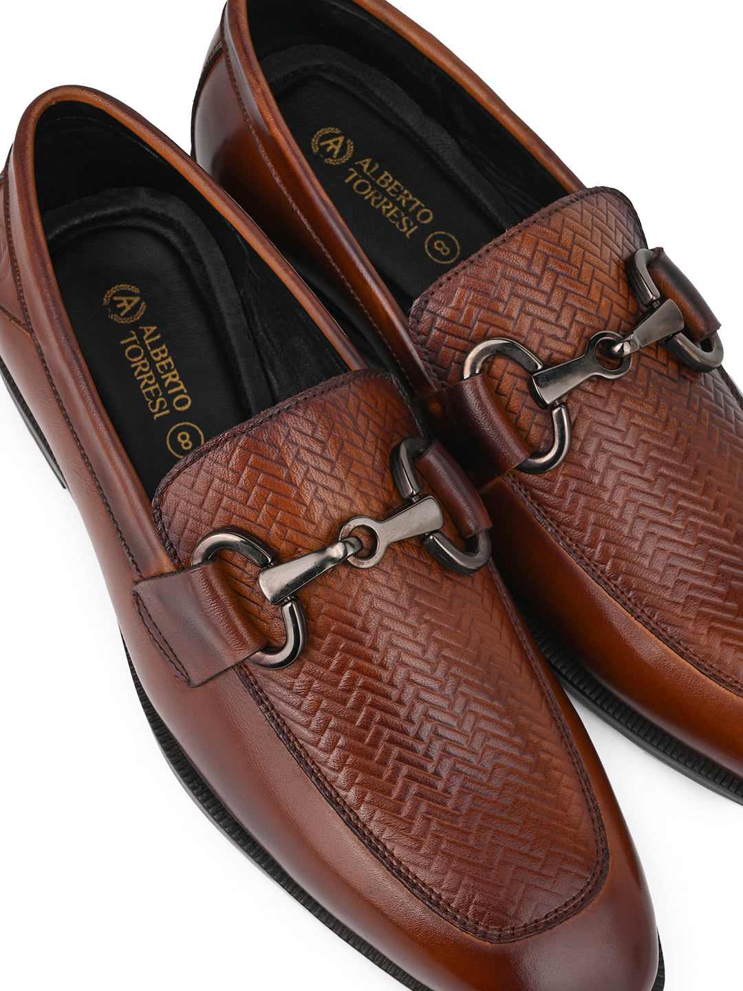 Premium Branded Horsebit Formal Leather Loafer With Tpr Sole And Heel Support