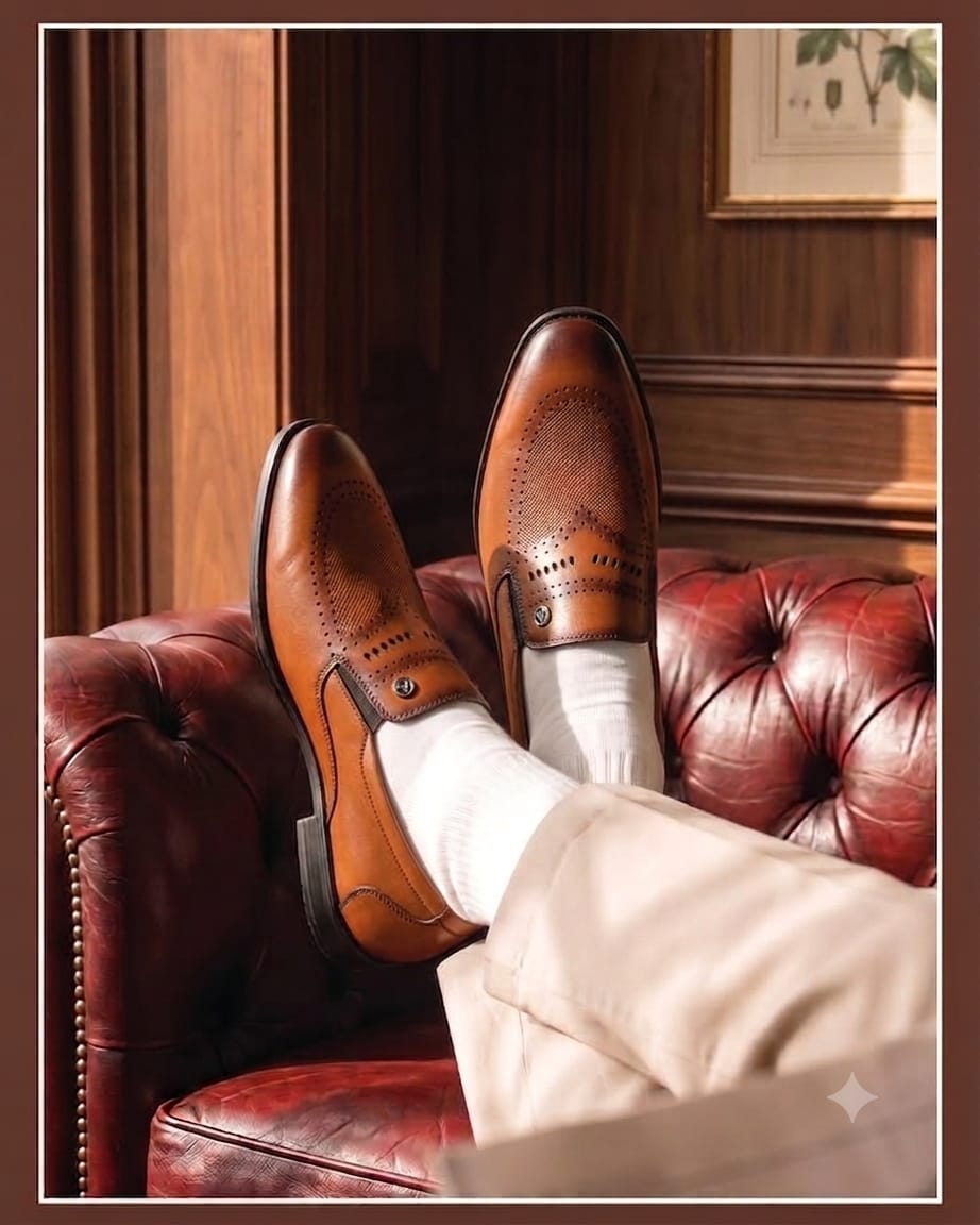 Alberto Torresi Tan Formal Shoe For Men