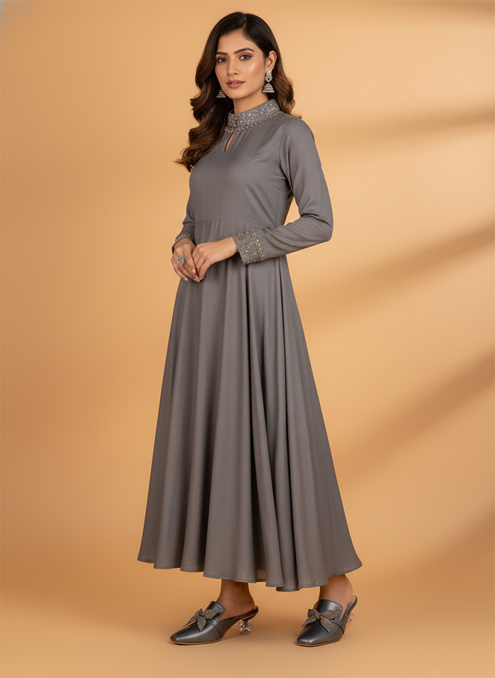 Crystal Bow Block Heels with Diamond-Cut Mule