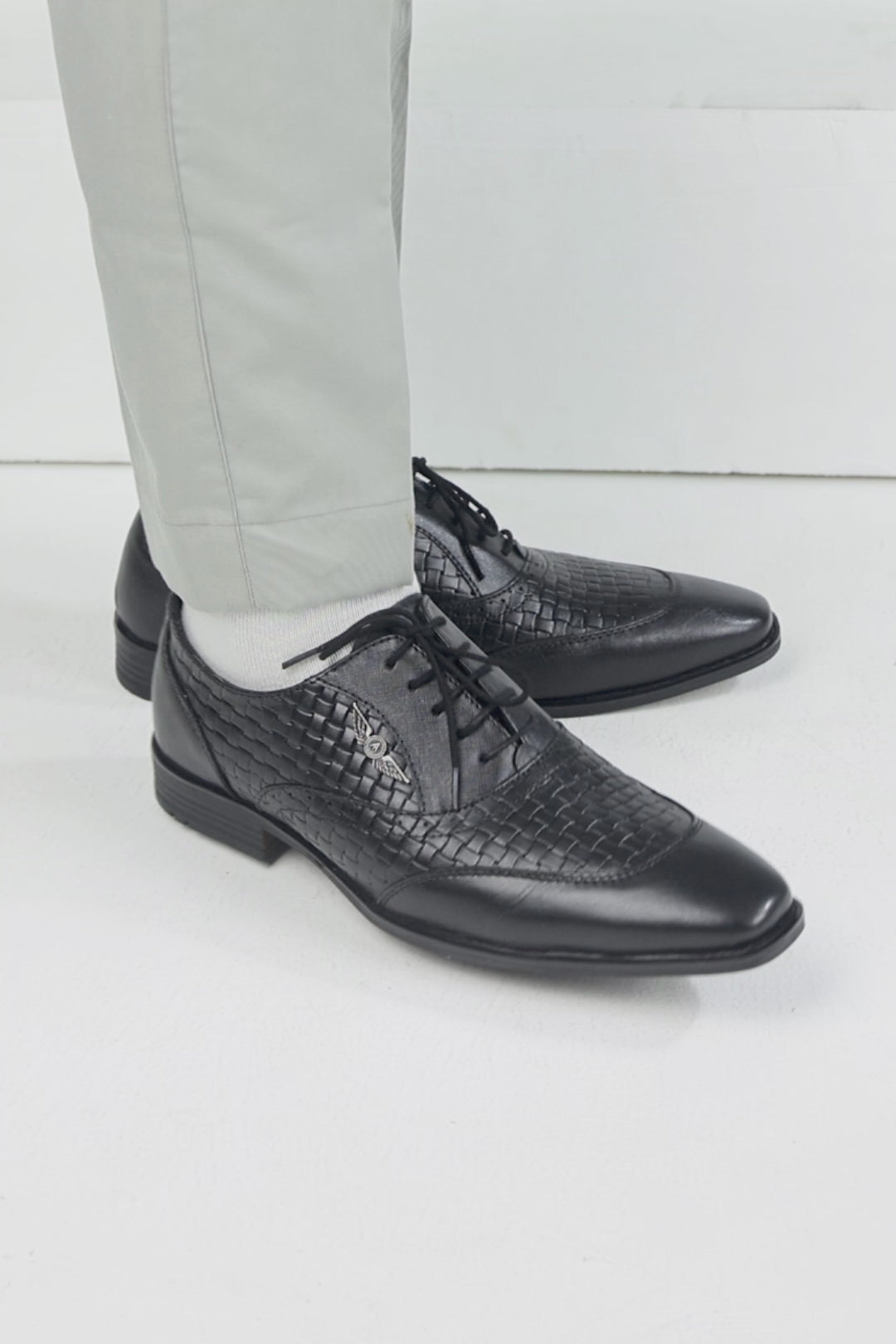 Alberto Torresi Black Formal Shoe For Men