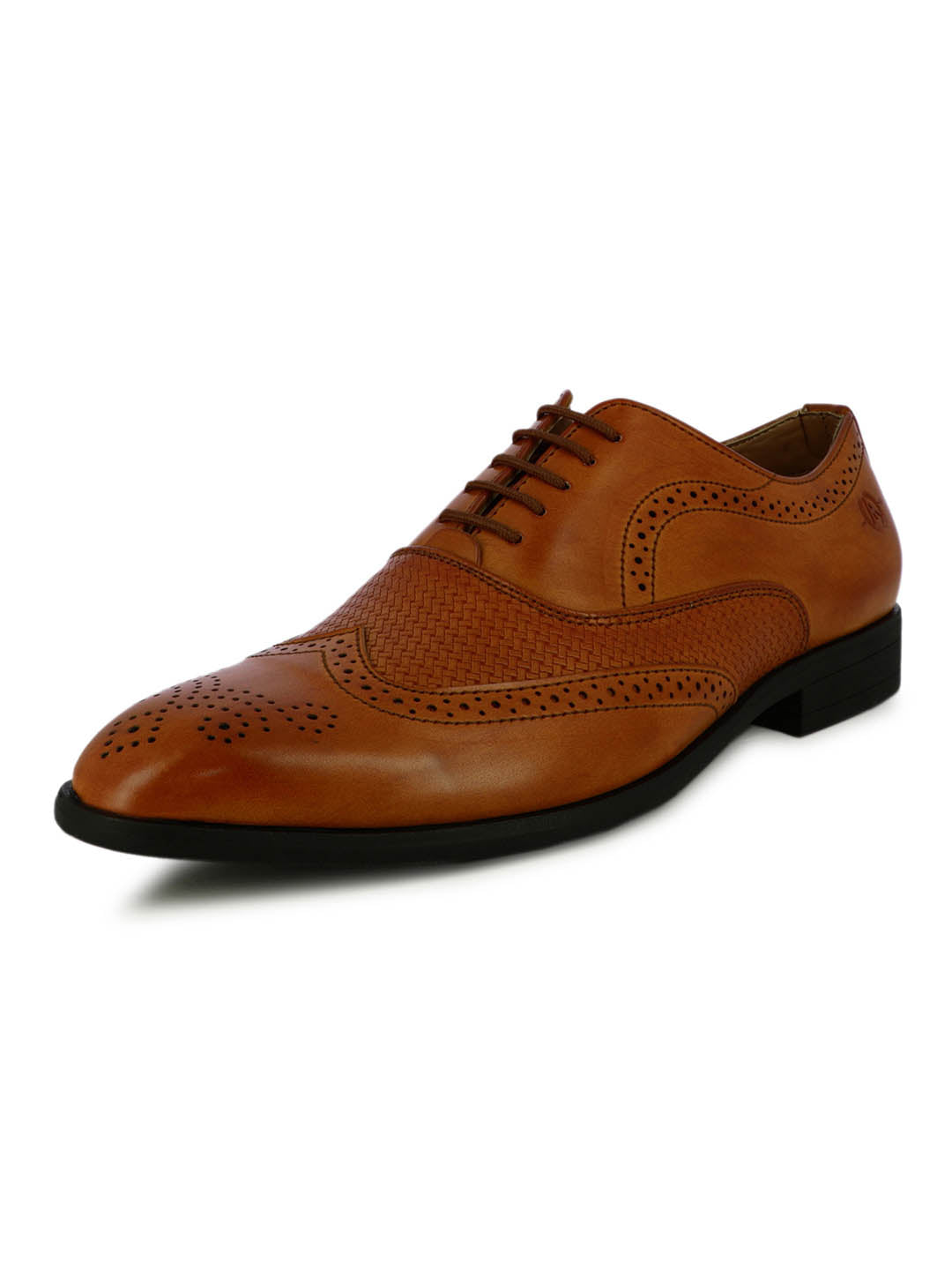 Tan Brogue Shoes For Men
