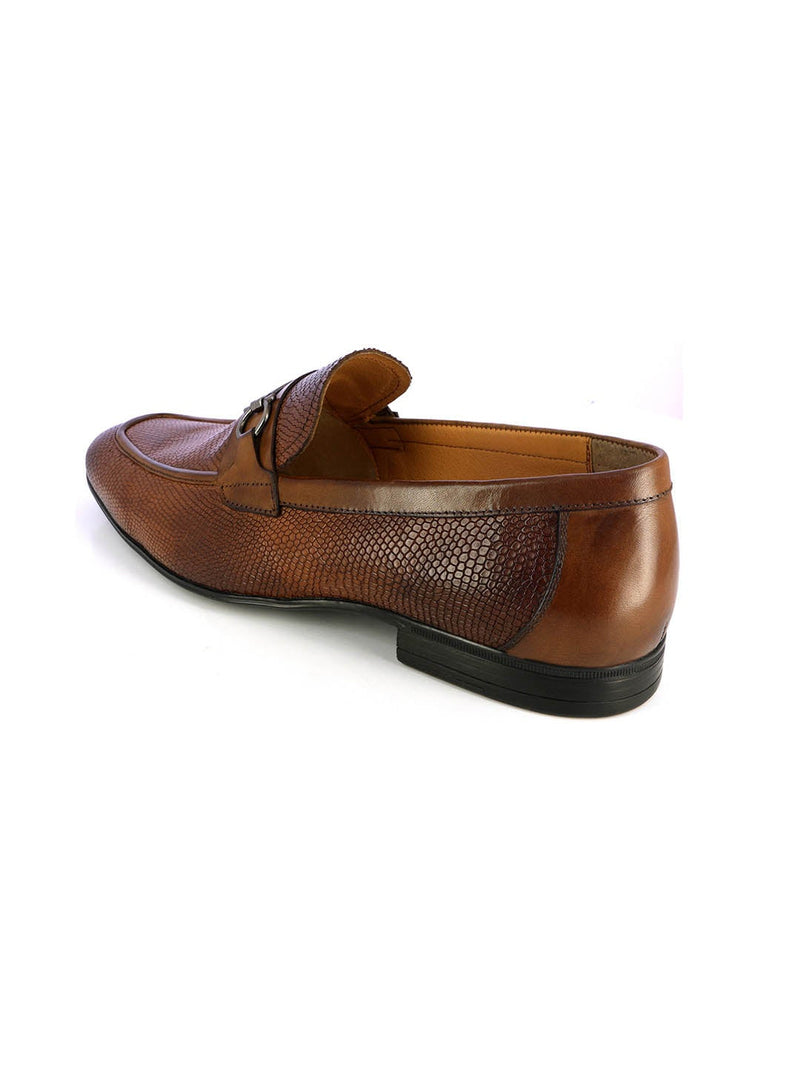 Alberto Torresi Tan Leather Loafers