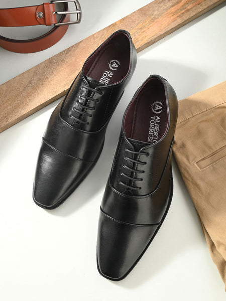 Alberto torresi black best sale formal shoes