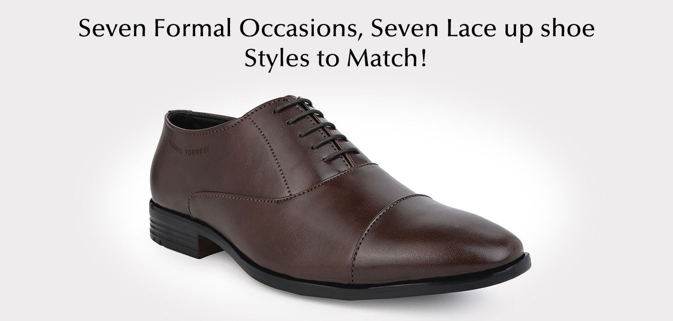 Seven formal occasions, seven different shoe styles to match