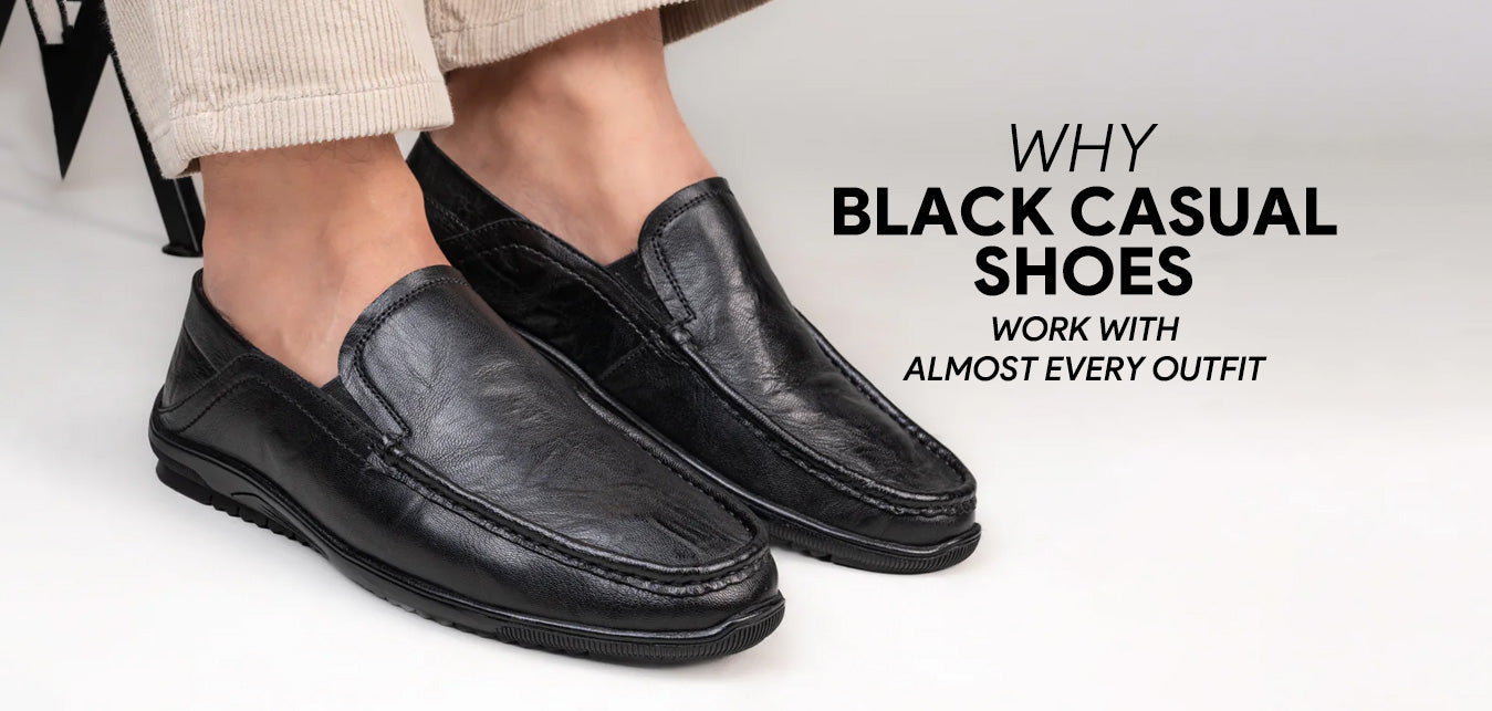 Why black casual shoes work with almost every outfit