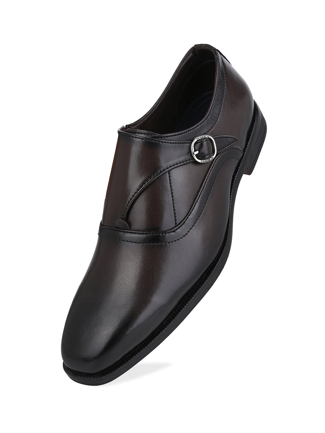 Alberto Torresi Hungary Series 606 Versatile Brown Formal Monk Shoes