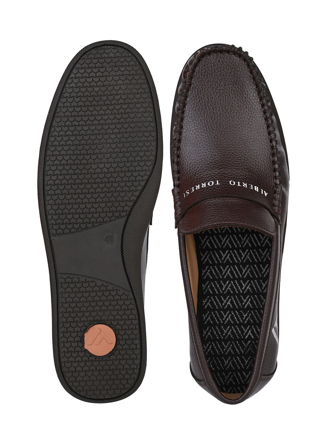 Alberto Torresi Brown Casuals Loafers