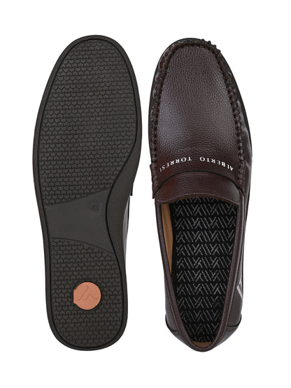 Alberto Torresi Brown Casuals Loafers