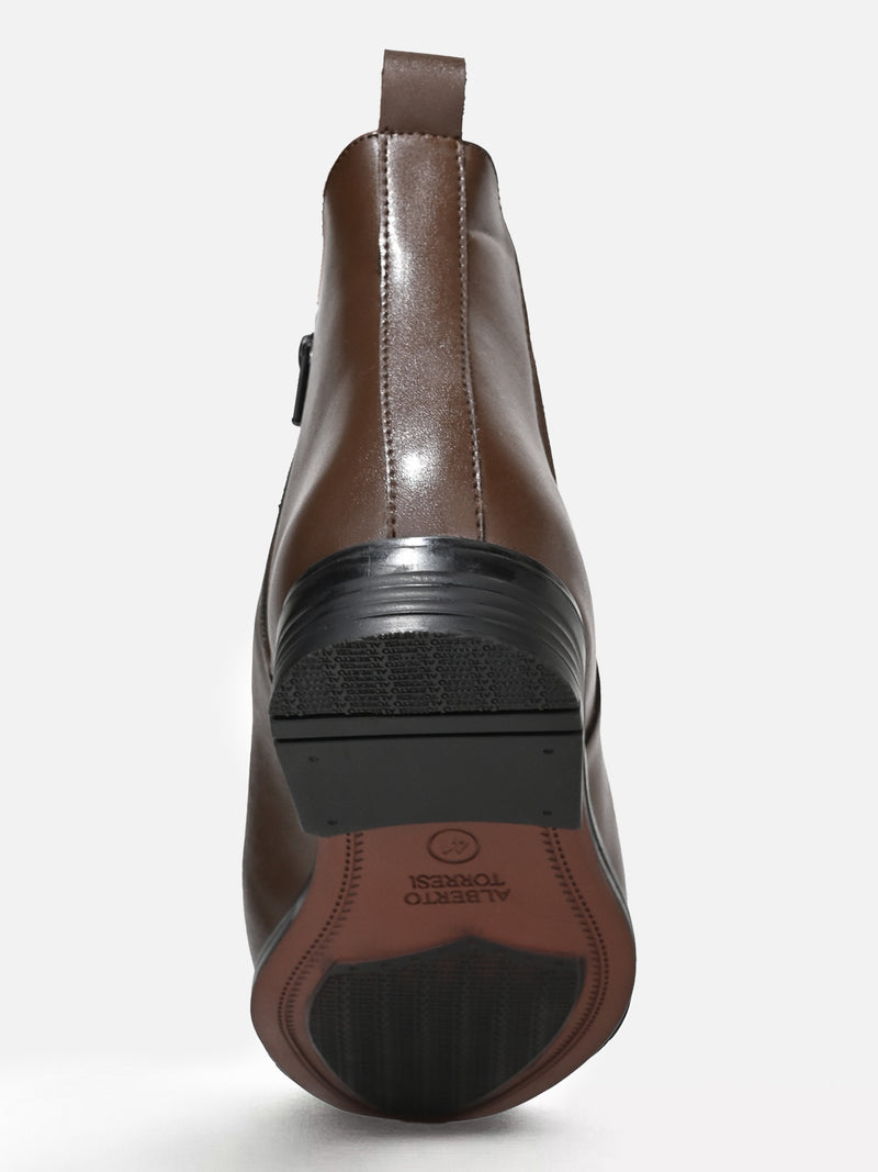 Falco Brown Chelsea Boots for Men