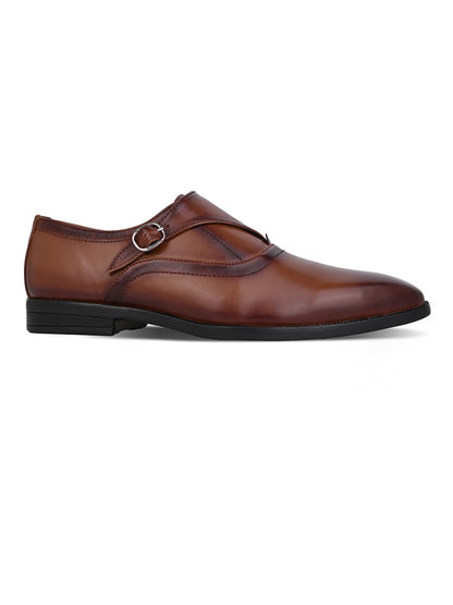 Albert Torresi Hungary Series 606 Executive Tan Formal Monk Shoes