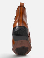 Falco Tan Chelsea Boots for Men