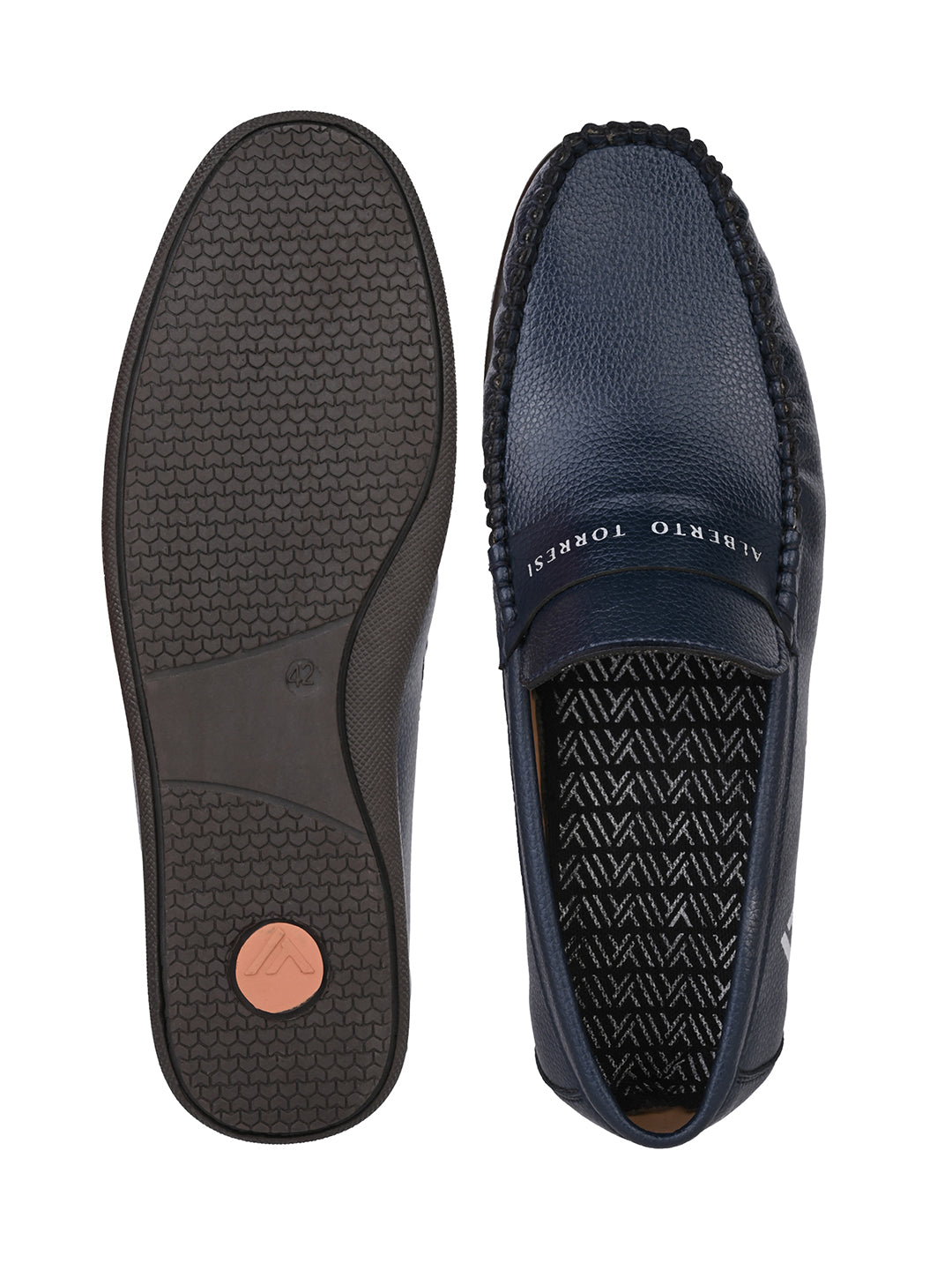 Alberto Torresi Blue Casuals Loafers