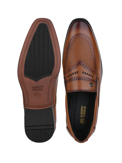 Alberto Torresi Tan Formal Shoe For Men