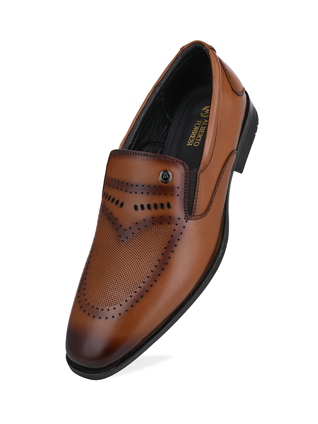 Alberto Torresi Tan Formal Shoe For Men