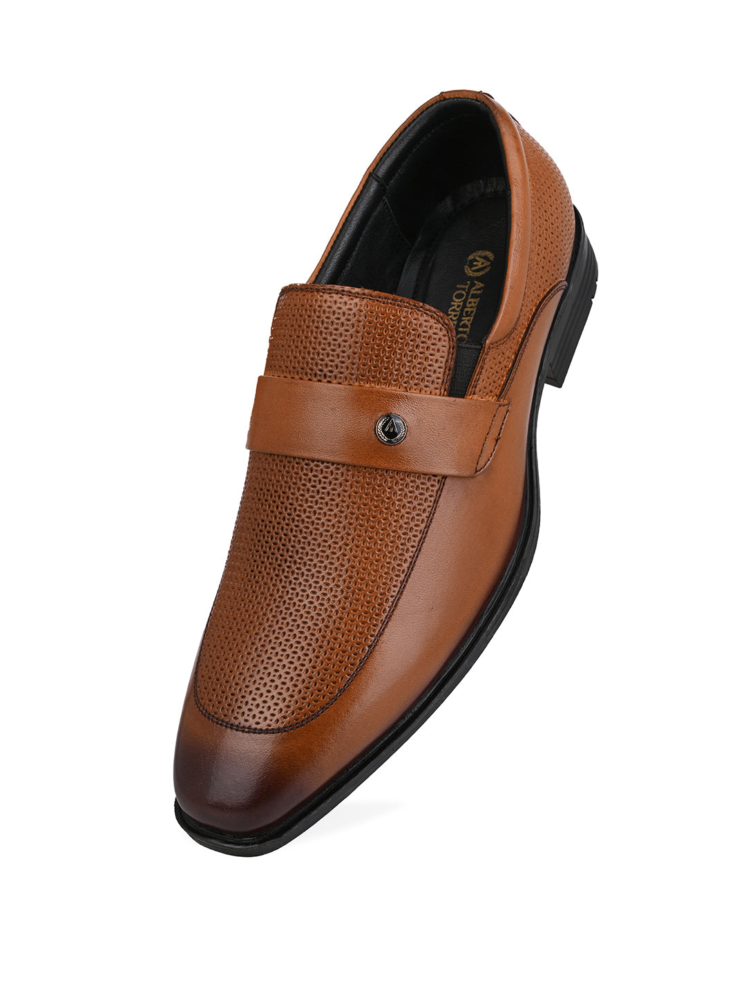 Alberto Torresi Tan Formal Shoe For Men