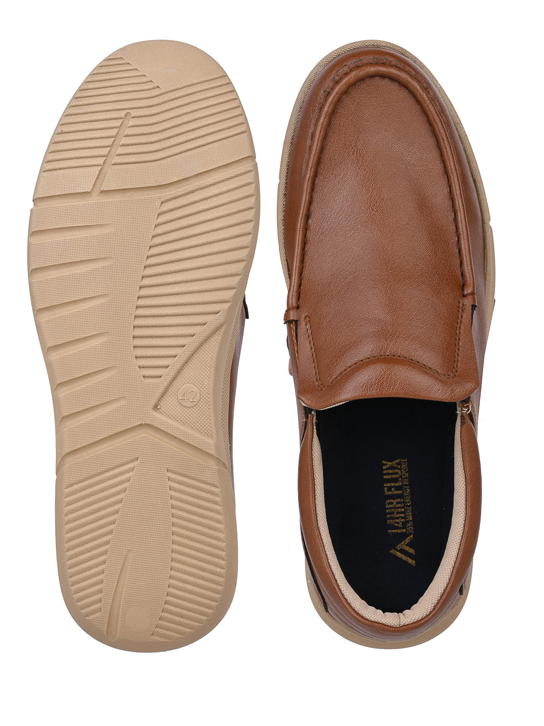Blue Magic Napa Leather Formal Slip-On Sneakers (EVA Sole, 14H Flux)