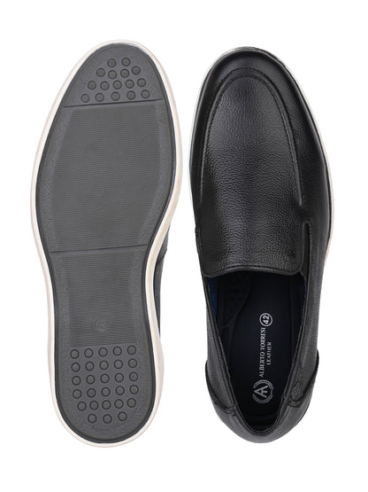 Alberto Torresi Mild Leather Alpha Male Loafer With Sneaker Comfort Padding And Leather Upper