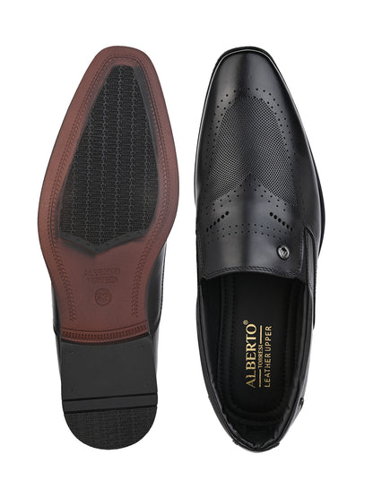 Alberto Torresi Black Formal Shoe For Men