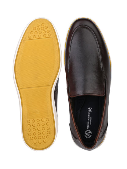 Alberto Torresi Mild Leather Alpha Male Brown  Loafer