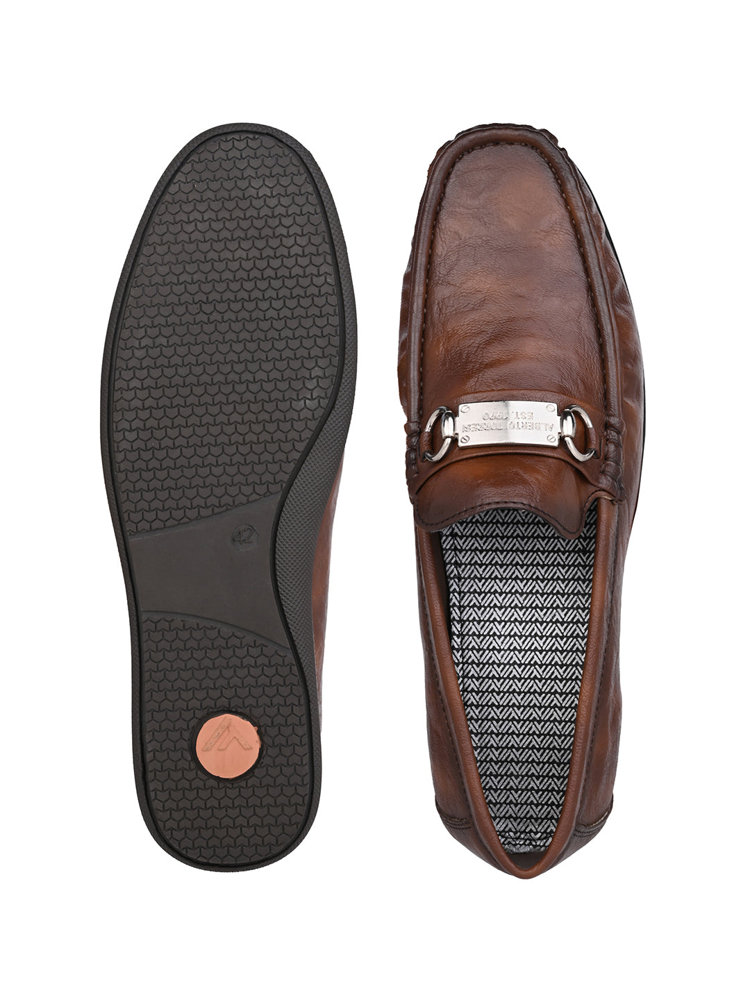 Alberto Torresi Tan sleek and stylish Casual Loafers