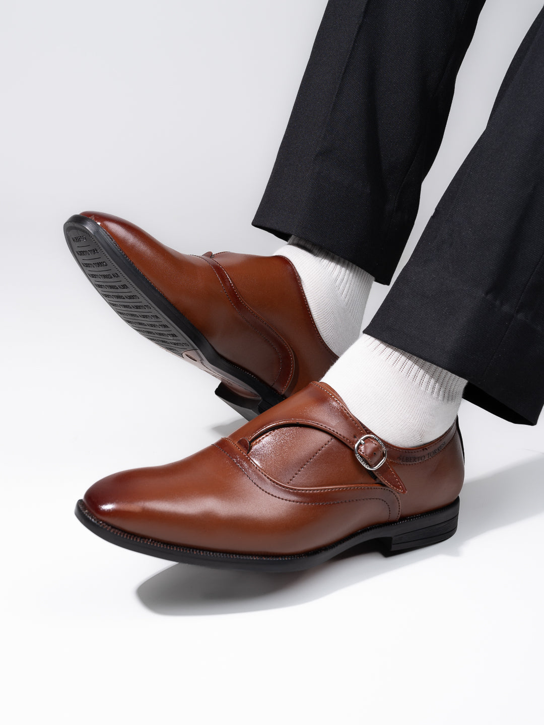 Alberto Torresi Tan Slipon formal Shoes